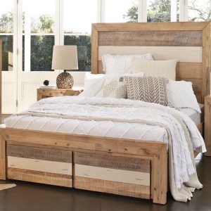 ارتفاع تخت خواب چوبی