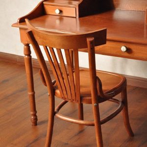 صندلی میز آرایش چوبی