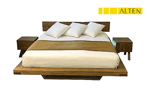 قیمت تخت خواب چوبی مدل ستاره | آلتن